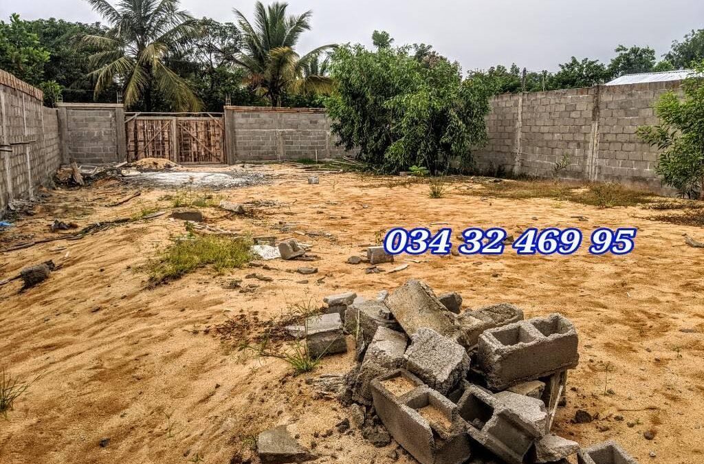 Un terrain titre et borne à vendre sur Tamatave